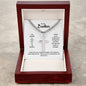 Cross Necklace and Cuban Chain | Great Gift for Brother | SS | 18-22 in