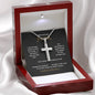 Cross Necklace for Men | Love and Faith Gift for Him | SS | 18-22 in