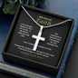 Cross Necklace for Men | Love and Faith Gift for Him | SS | 18-22 in