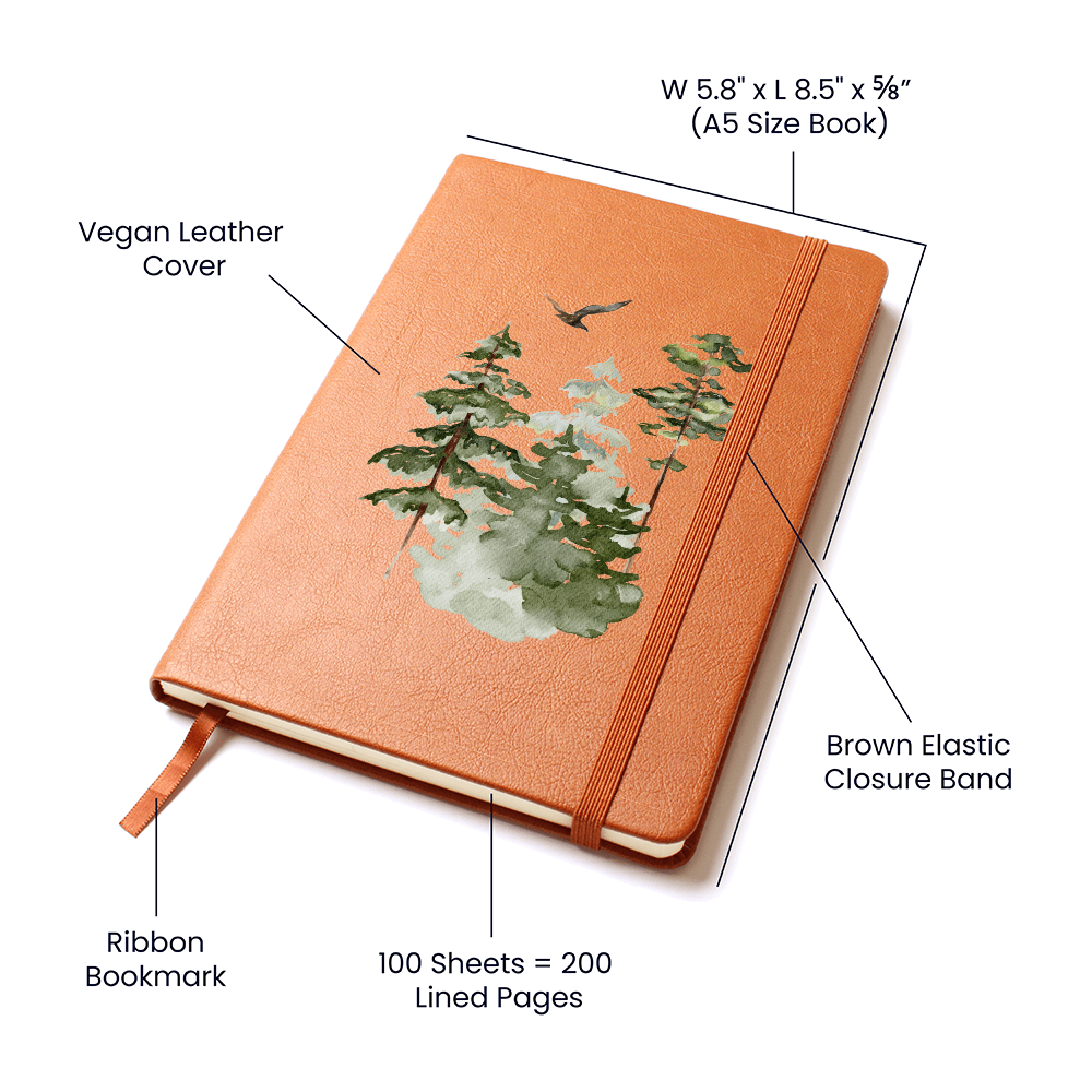 Leather Journal | In the Woods Where I am One
